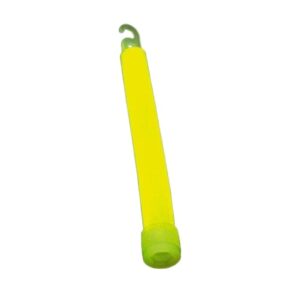 Bâton lumineux jaune fluo permettant d'être repéré par les secours à 360 degrés et sur une distance pouvant aller jusqu'à 1.6 Km. La lumière est active pendant 12 heures et ne produit ni chaleur, ni gaz, ni étincelle. La réaction chimique engendrée n'est ni toxique ni inflammable. Les bâtons de lumière sont actuellement utilisés dans le domaine militaire et par les unité de secours du monde entier.