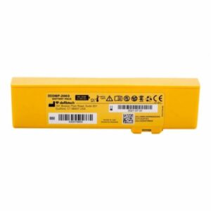 Batterie pour défibrillateur Lifeline View Pile 4 ans / 125 chocs, ou 8 heures d’utilisation, incluant les auto-tests quotidiens, hebdomadaires, mensuels et trimestriels. Une alerte visuelle et sonore se déclenche lorsque le niveau de la batterie est faible. Le niveau de la batterie est également visible depuis l'interface de maintenance intégrée au défibrillateur View. Cette batterie est uniquement compatible avec les défibrillateurs de la gamme View.