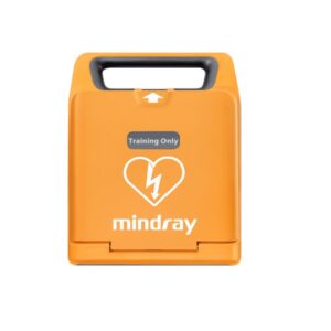 Le dispositif de formation Mindray Beneheart C1 Trainer est livré avec télécommande, housse de protection, câble électrodes et une paire d'électrodes adultes.