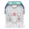 Électrodes pédiatriques pour défibrillateur Philips HS1 permettant la défibrillation sur des enfants de < 8 ans ou < 25 kg.